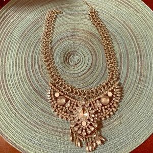 Statement crystal necklace